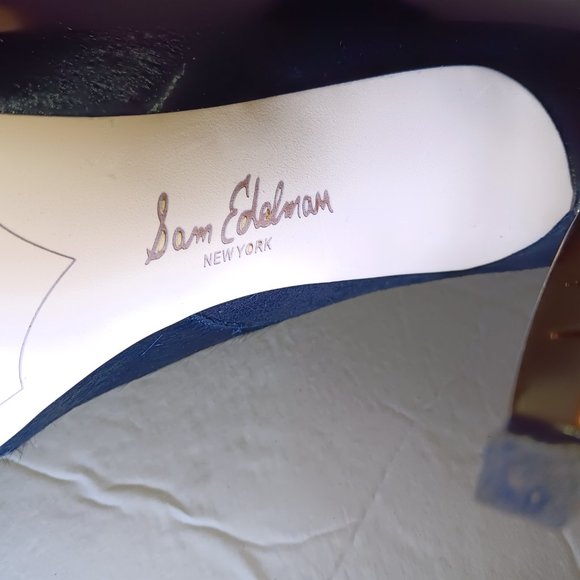 Sam Edelman BlK Suede/Fur front bootie sz:8.5M - Picture 6 of 9